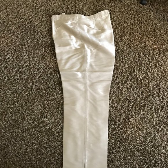 Debra DeRoo Champagne Silk Shantung Ensemble Pant Suit - Picture 4 of 5